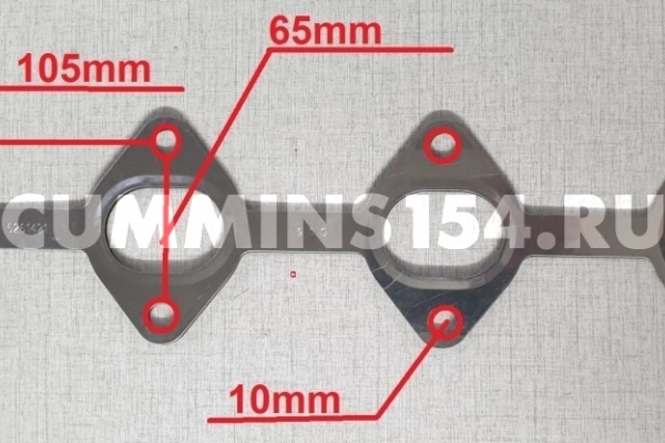 Прокладка выпускного коллектора ГАЗель Cummins ISF 2.8 C5419542 5261421