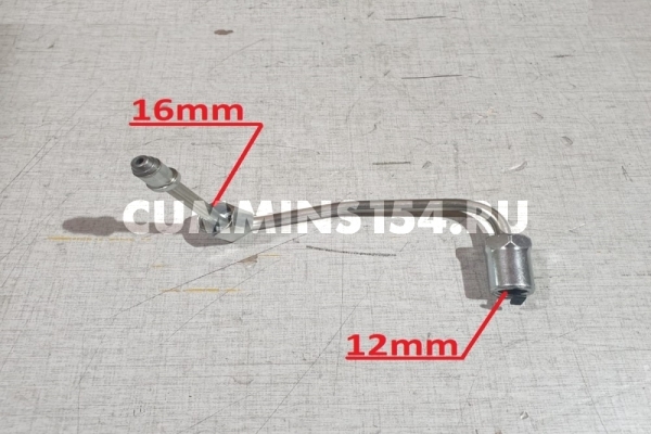 Трубка топливная к форсунке Cummins ISF 3.8 (2, 4 цилиндры) 4941701 C5471317