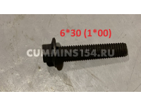 Болт крепления форсунки Cummins ISBe  М6*1,00*30 5413138	3900628/4017567