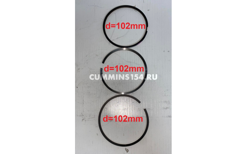 Кольца поршневые на один поршень Cummins 6B5.9 4BTA5.9, QSB5.9, 6EQB C5470481 3802421