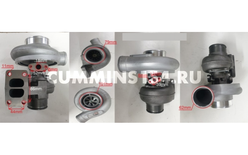 Турбокомпрессор CUMMINS 6BT 5.9 HX35 Holset C5418499 3539697/6735-81-8301