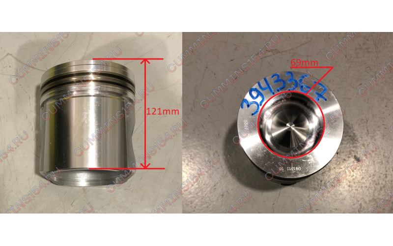 Поршень Cummins 6CT, ISC, QSC 3943367