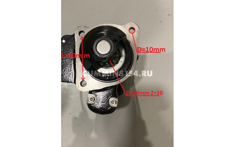 Стартер (10 зубьев) CUMMINS 4ISBE 6ISBE Z=10 d=39 C5410799 M93R3026SE 4992135 C4992135