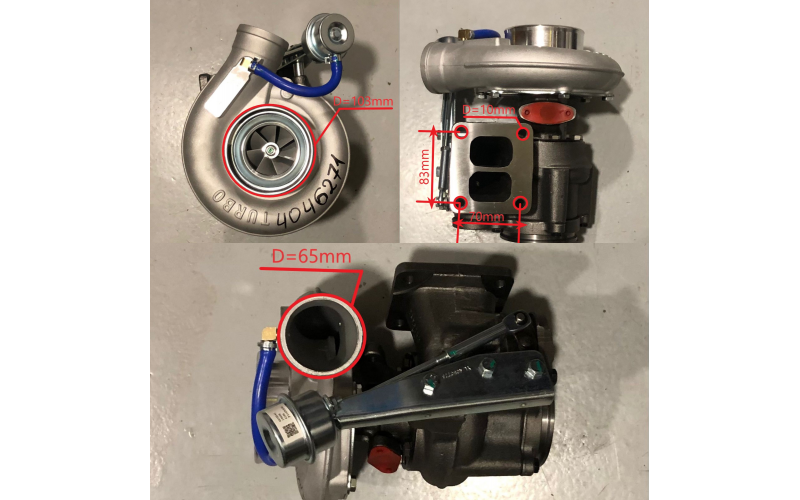 Турбокомпрессор HOLSET HX40W Cummins C8.3 4046271