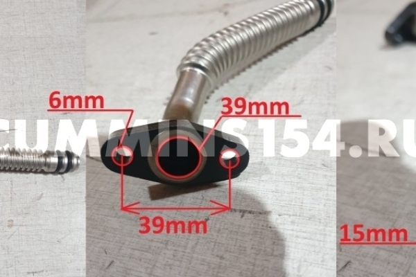 Трубка слива масла с турбины Cummins ISF 2.8 4994822