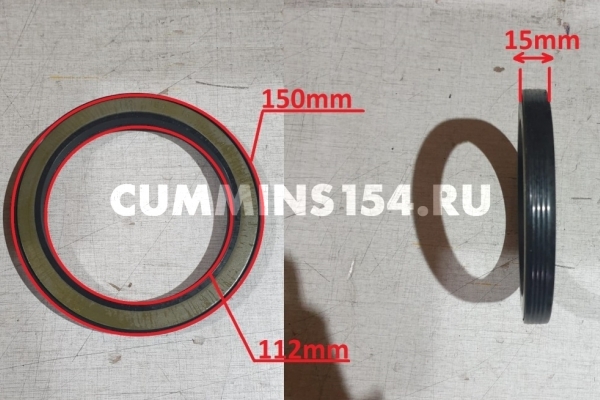 Сальник коленвала передний Cummins ГАЗель ISF 2.8 C5412426 5265266/4980596