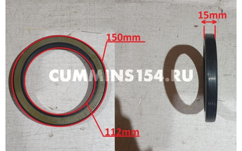 Сальник коленвала передний Cummins ГАЗель ISF 2.8 C5412426 5265266/4980596