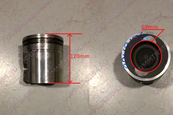 Поршень Cummins Isc8.3 Qsc8.3	3942106