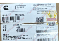 Кольцо поршневое маслосъемное Cummins M11  3102367X