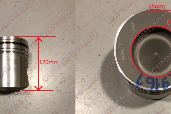 Поршень Cummins 6CT8.3 эксковатор 3929161