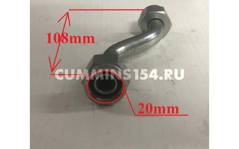 Шланг на компрессор CUMMINS 6BT C5418133 3960678, 3960393