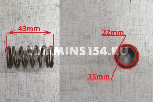 Пружина клапана ГАЗель Бизнес Cummins ISF 2.8 5307153/4976980 C5471180