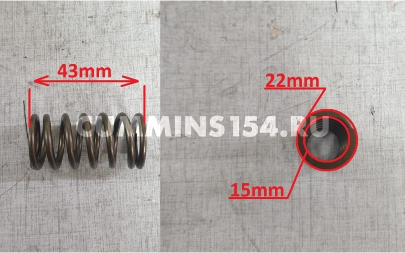 Пружина клапана ГАЗель Бизнес Cummins ISF 2.8 5307153/4976980 C5471180