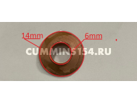 Шайба трубки ТНВД CUMMINS (оригинал) Тюбитейка  C5420380	C3924389