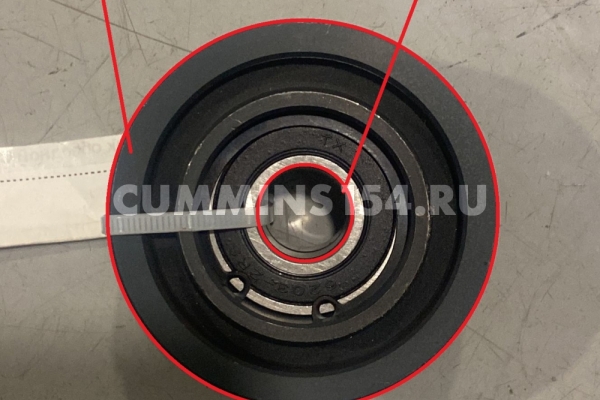 Ролик обводной ручейковый Cummins 6ISBe, ISDe, 6CT, ISF 3.8  металл	C5418953	4991240/5256103/KLQ6109 /DCO89103 /APV2703