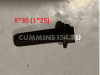 Болт крепления маслонасоса Cummins 6ISBe, ISLe, BT М8*1,25*30	5471212	3900677/3970502