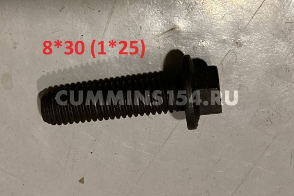 Болт крепления маслонасоса Cummins 6ISBe, ISLe, BT М8*1,25*30	5471212	3900677/3970502