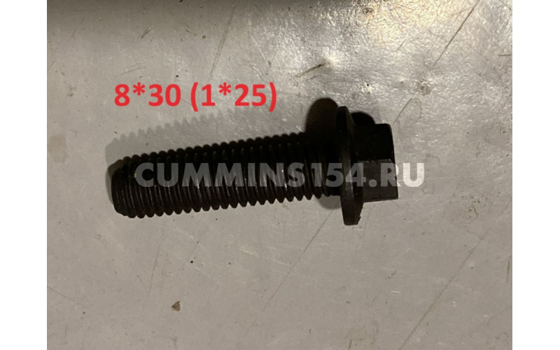 Болт крепления маслонасоса Cummins 6ISBe, ISLe, BT М8*1,25*30	5471212	3900677/3970502