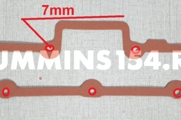 Прокладка впускного коллектора ГАЗель Cummins ISF 2.8 C5419513 4983654