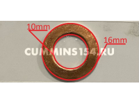 Шайба медная трубки подачи масла к турбине Cummins ISF 2.8, ISF 3.8 (ГАЗ, ПАЗ)	C5470990	5291706/5258619