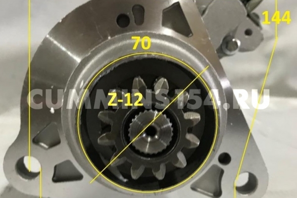 Стартер  CUMMINS ISLe, L325, L360 M105R3038SE Z=12 d=46 5256984,5255292, 3415537